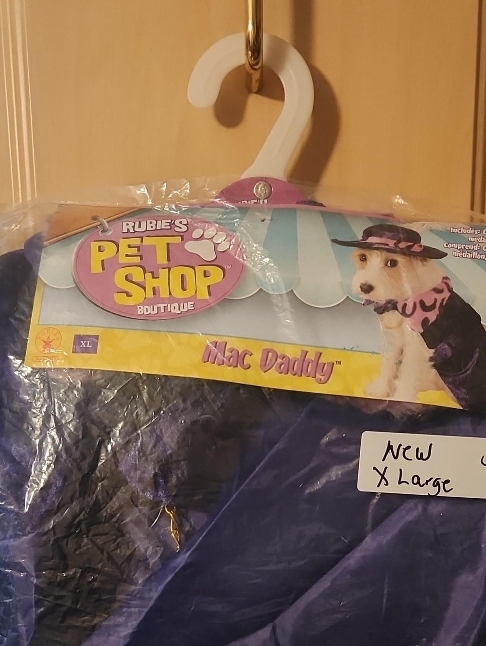 Rubie's Pet Shop Boutique Purple Pet Costume Mac DADDY